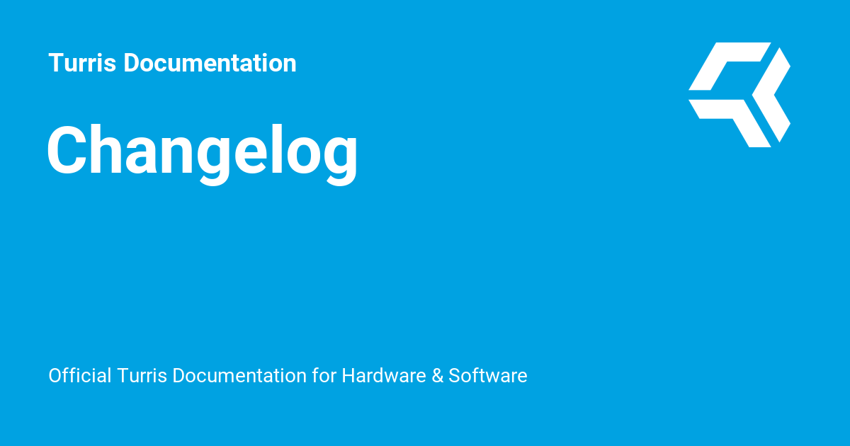 changelog-turris-documentation