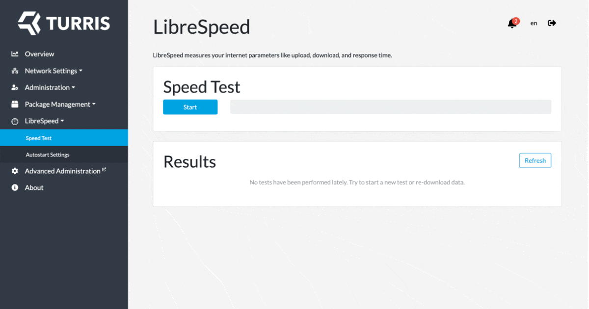 LibreSpeed Speed Test