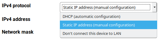 Computer IP address mode