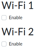 Unconfigured Wi-Fi